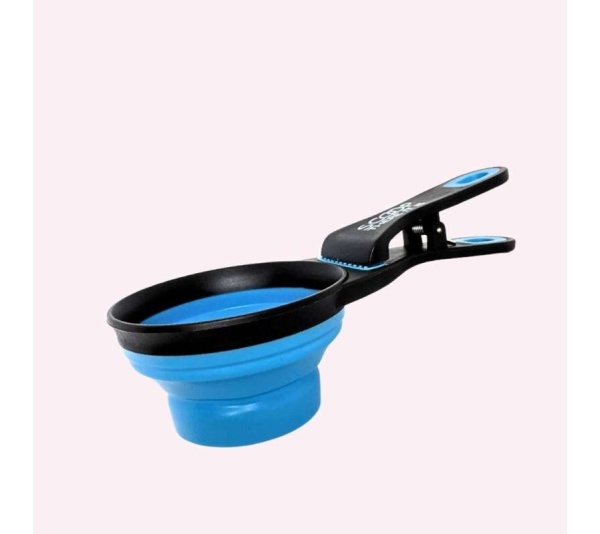 "Scoop There It Is!" Blue Dog Food Scooper