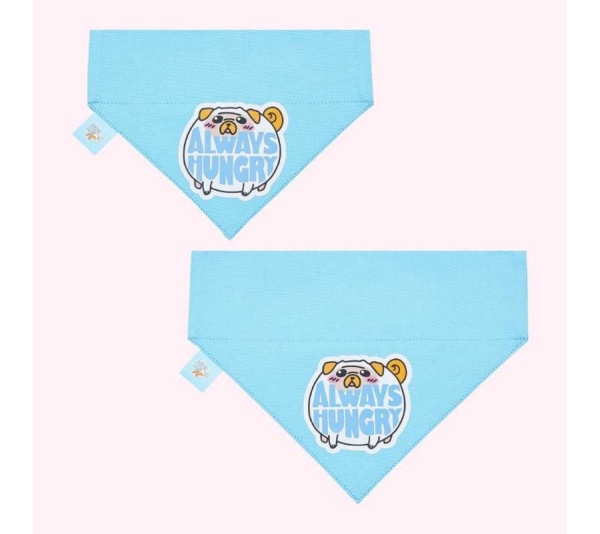 "Always Hungry" Blue Collar Bandana - Medium