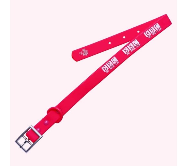 "BBC: Big Bitch Club" Pink Silicone Collar - Large