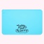 "Not Chunky Just Fluffy" Blue Dog Food Mat
