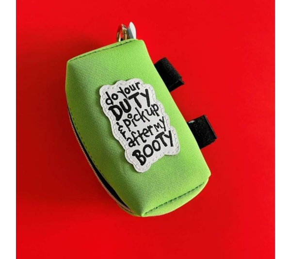"Do Your Duty" Green Poop Bag Dispenser