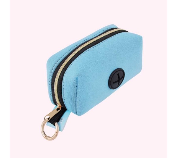 "Oh Crap" Blue Poop Bag Dispenser