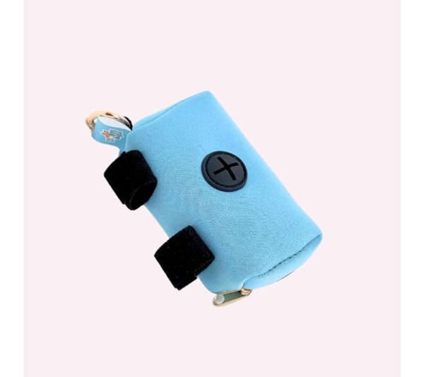 "Oh Crap" Blue Poop Bag Dispenser