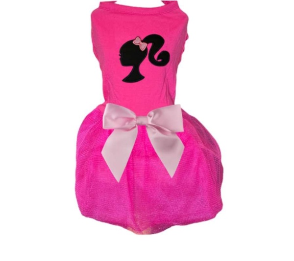 Barbie Silhouette Tutu Dog Dress - XL