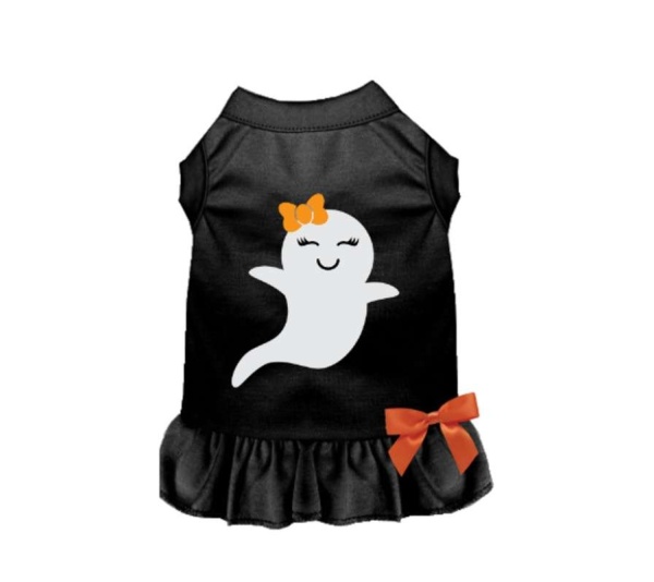 Fabby the Fabulous Ghost- Dog Dress - XL