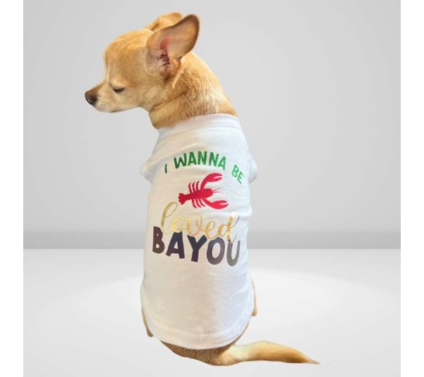 Just Want to Be Loved BAYOU- Dog Shirt - Medium