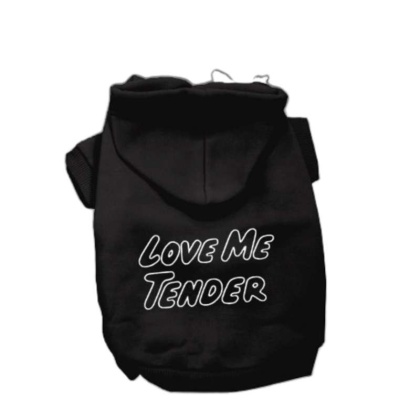 Love Me Tender- Dog Hoodie - Small