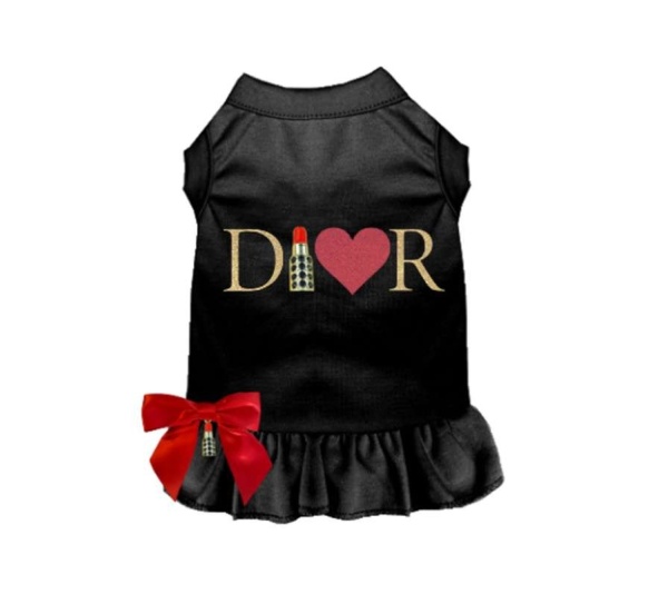 Miss Dior-able Lipstick Dress- Dog Dress - 2XL