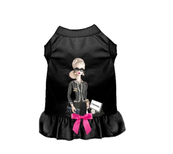 Shopping Day with Barbie- Dog Dress - Small
