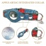 Red Plaid & Denim - Apple Airtag Collar - XS