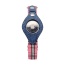 Pink Plaid & Denim - Apple Airtag Collar - Small