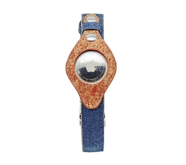 Denim & Cork - Apple Airtag Collar - XS