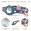 Pink Plaid & Denim - Apple Airtag Collar - Medium