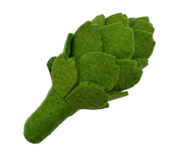 Artichoke Dog Felt Toy