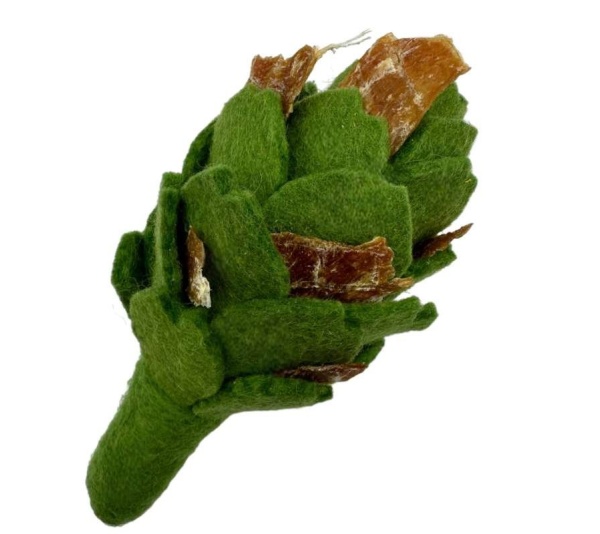 Artichoke Dog Felt Toy