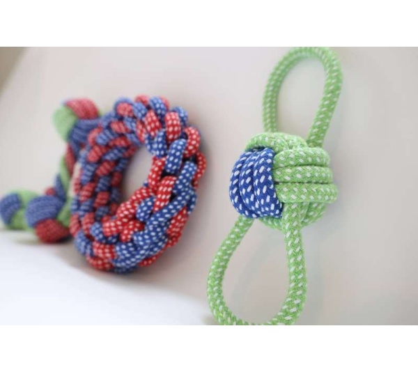 Eco-friendly Dog Rope Toy 4 Set