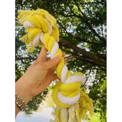 M:2-Knot Sustainable Dog Chew Rope Toys, Heavy Duty Dog Toys