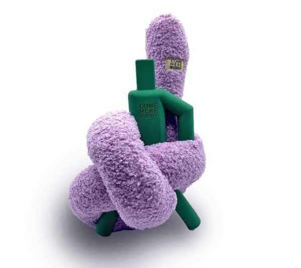 Knott Dog Plush Toy - Lilac