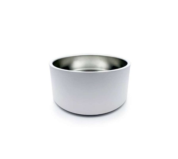 White Dog Bowl