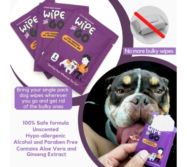 Wipe and Go Pet Wipes