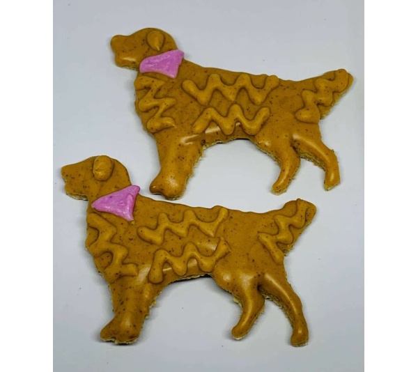 Peanut Butter Golden Retriever Cookie