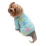 Blue - Ultra Plush Colorful Hearts Turtleneck Pajamas - L