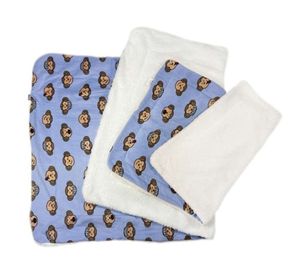 Lavender - Silly Monkey Ultra-Plush Blanket - 30" x 20"