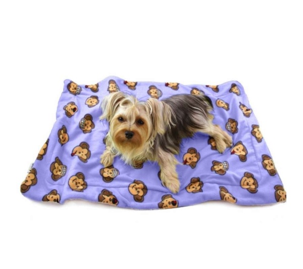 Lavender - Silly Monkey Ultra-Plush Blanket - 50" x 30"