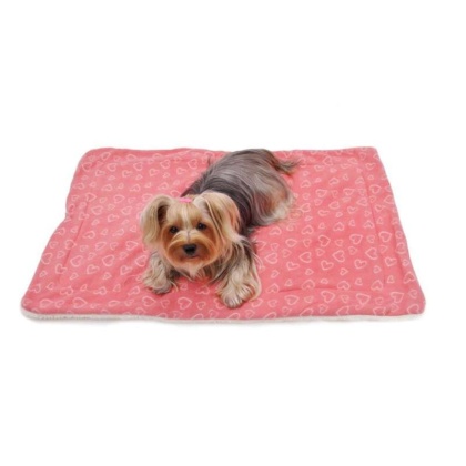 Pink - Blush of Love Fleece/Plush Blanket - One Size