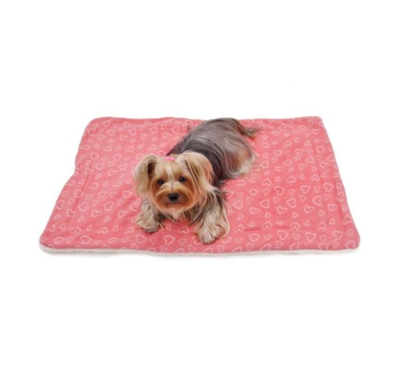 Pink - Blush of Love Fleece/Plush Blanket - One Size