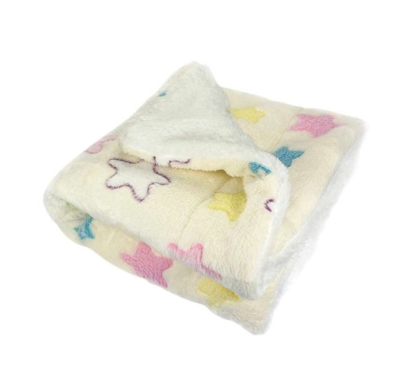 Yellow - Ultra Plush Colorful Stars Blanket - 50" x 30"