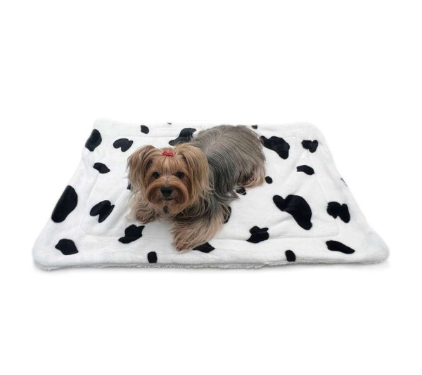 White - Ultra Plush Moo Cow Blanket - 50" x 30"