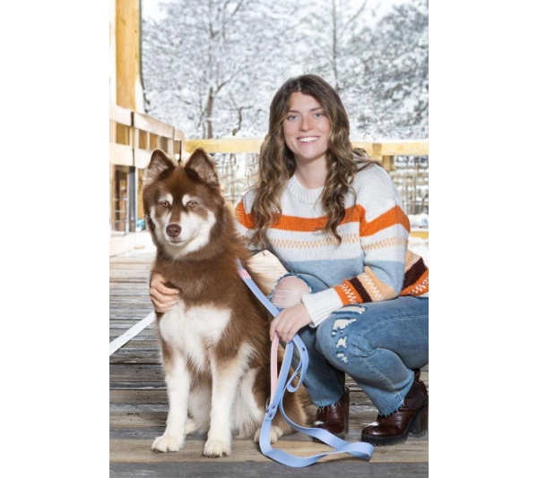 Blue Sky Orchid Waterproof Dog Collar - 11 - 13 inch