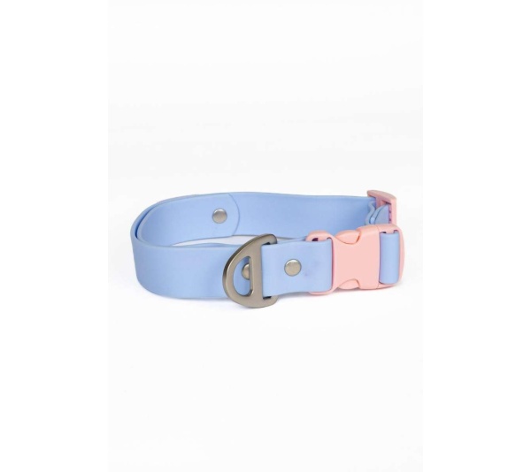 Blue Sky Orchid Waterproof Dog Collar - 15 - 17 inch