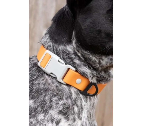 Crimson Glow Waterproof Dog Collar - 17 - 19 inch