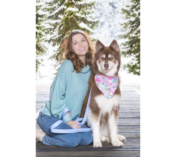 Hydrangea Haven Dog Bandana - M/L - 27in x 13in