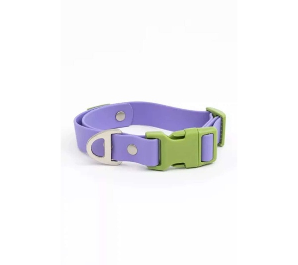 Lavender Garden Waterproof Dog Collar - 11 - 13 inch