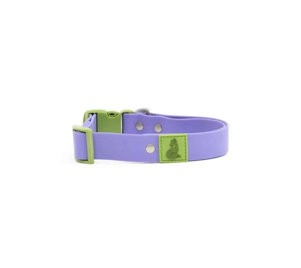 Lavender Garden Waterproof Dog Collar - 15 - 17 inch