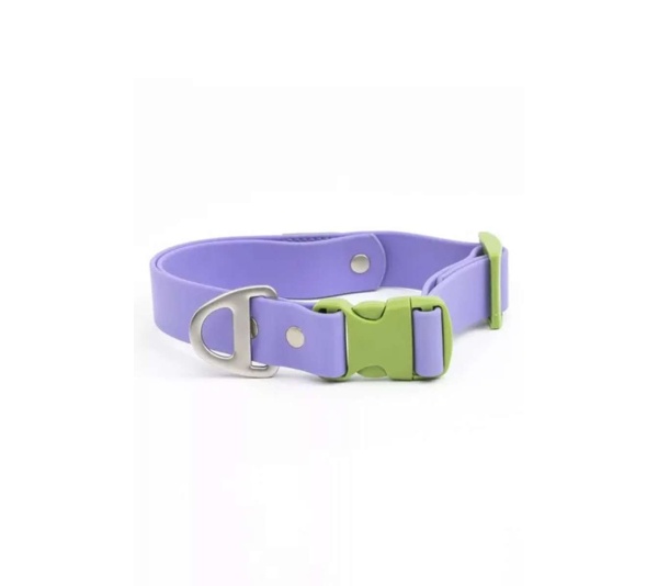 Lavender Garden Waterproof Dog Collar - 17 - 20 inch