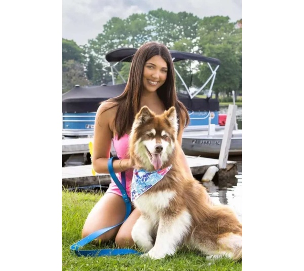 Painted Peaks Dog Bandana - S/M - 18in x 10in