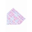 Pink and Blue Tribal Dog Bandana - S/M - 18in x 10in