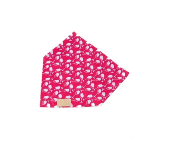 Red Mountain Syrah Dog Bandana - M/L - 27in x 13in