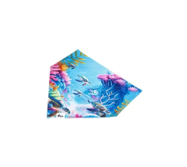Sea Turtle Swim Dog Bandana - M/L - 27in x 13in