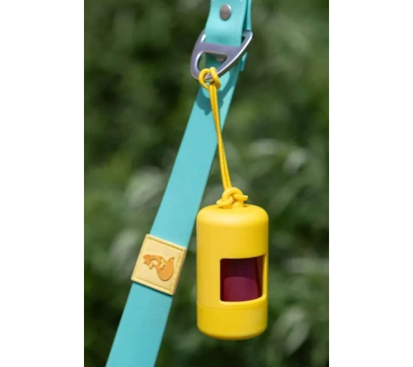 Sun Kissed Yellow Waste Bag Dispenser