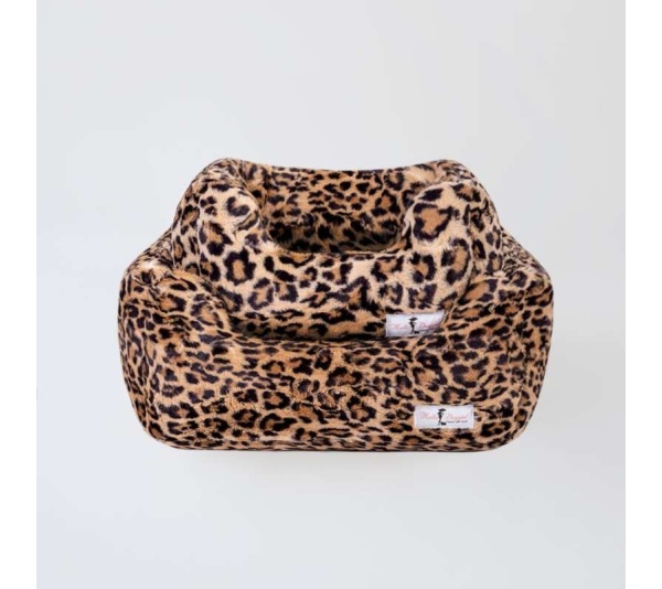 Leopard  - Cashmere Dog Bed - Small