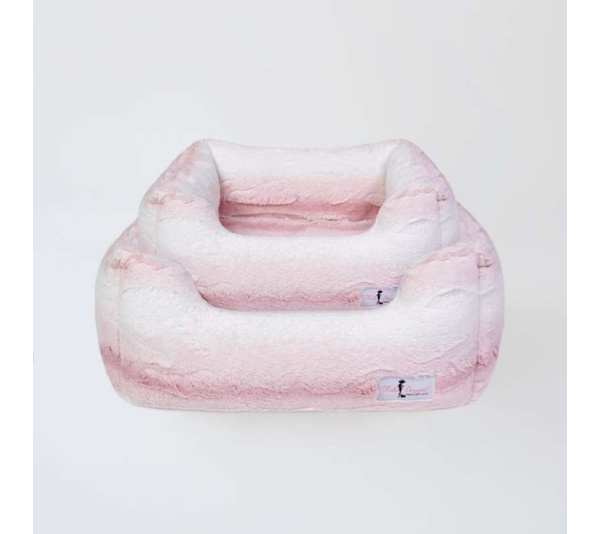 Pink Angora - Cashmere Dog Bed - Large