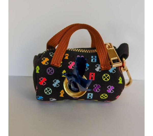 Black/Multi  - Bonejour Bag Dispenser