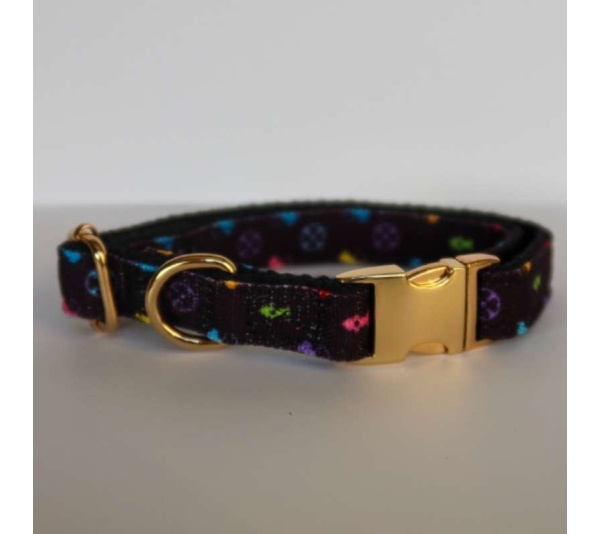 Black/Multi  - Petite Bonejour Collar