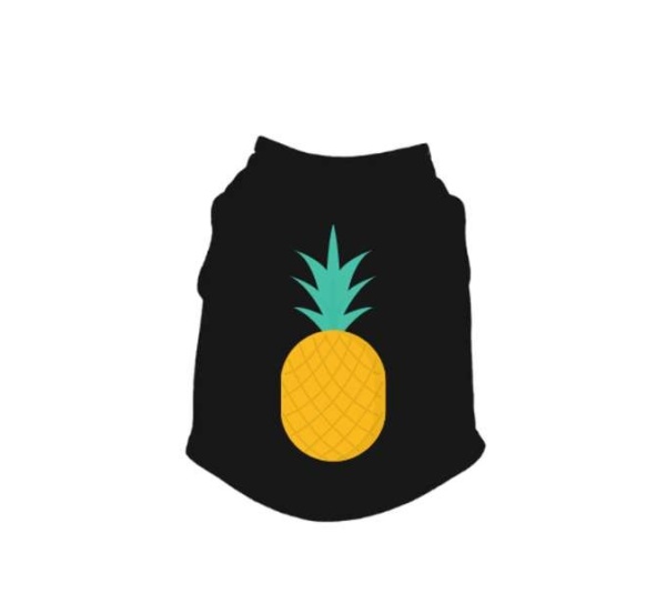 BLACK - Pineapple Tank Top - Small