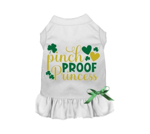 WHITE - Pinch Proof Princess Dress - Large
